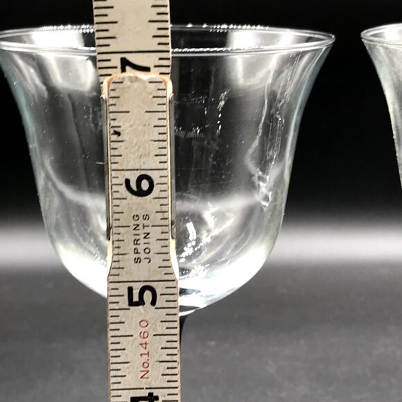 Americana Black by Cristal D'Arques - Durand Wine Glasses Set of 2 - Picture 3 of 5